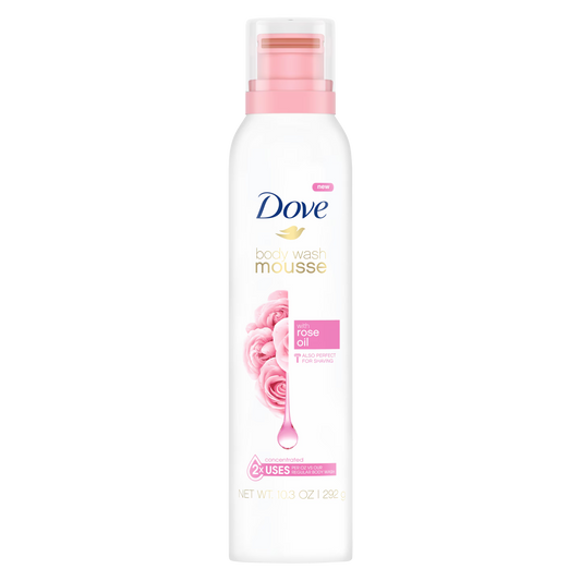 DOVE SHOWER MOUSSE WITH ROSE OIL 200ML
