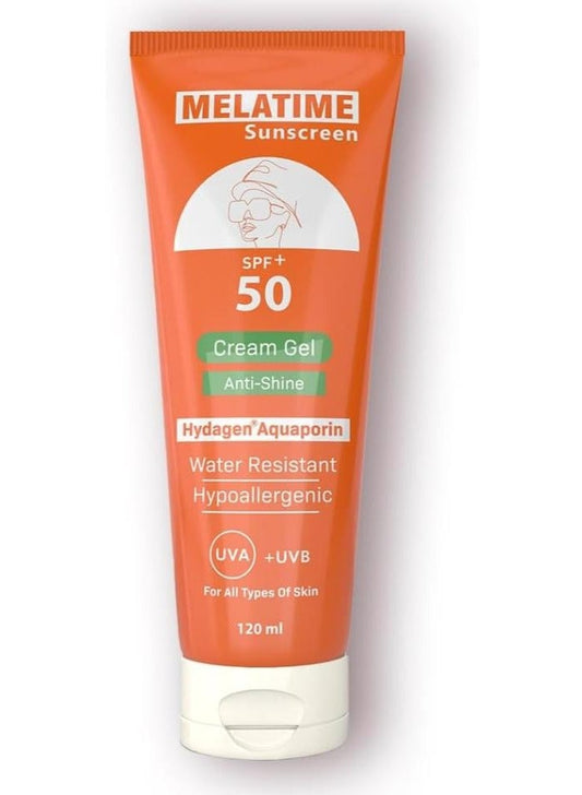 MELATIME SUNSCREEN CREAM GEL SPF50 120ML