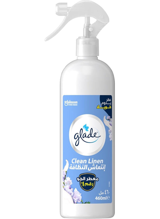 GLADE CLEAN LINEN 460ML متعدد الاغراض رشاش