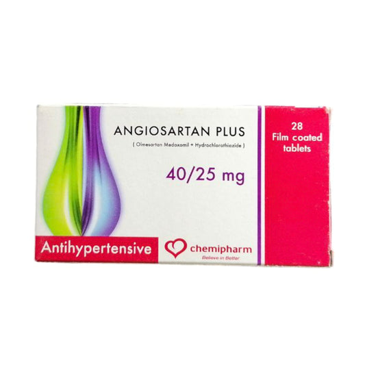 ANGIOSARTAN PLUS 40/25 MG 28 TAB