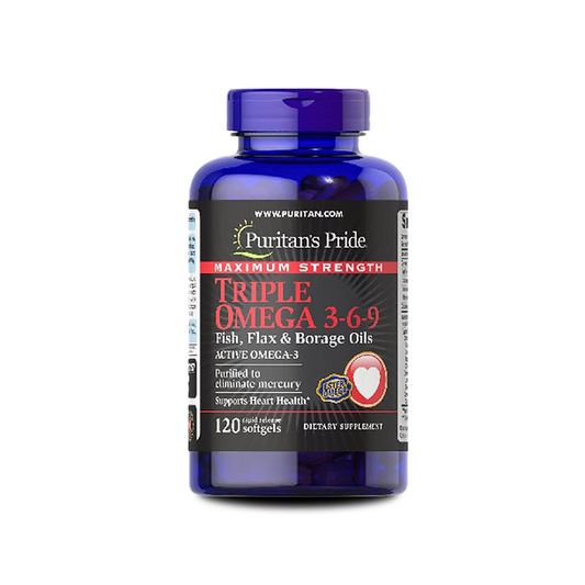 PURITANS PRIDE TRIPLE OMEGA 3-6-9 120SOFT