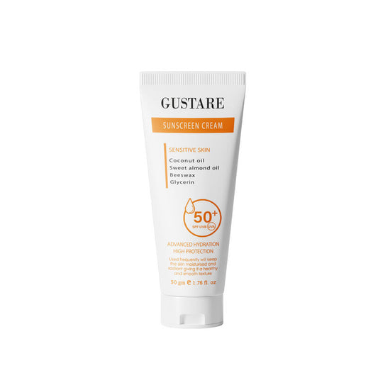 GUSTARE SUNSCREEN CREAM SPF50 50GM