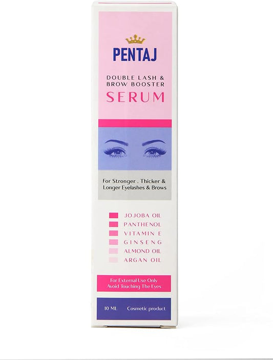 PENTAJ DOUBLE LASH & BROW BOOSTER SERUM 10ML