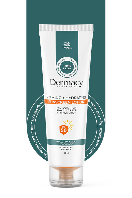 DERMACY SUNSCREEN LOTION (FIRMING + HYDRATING) 50ML