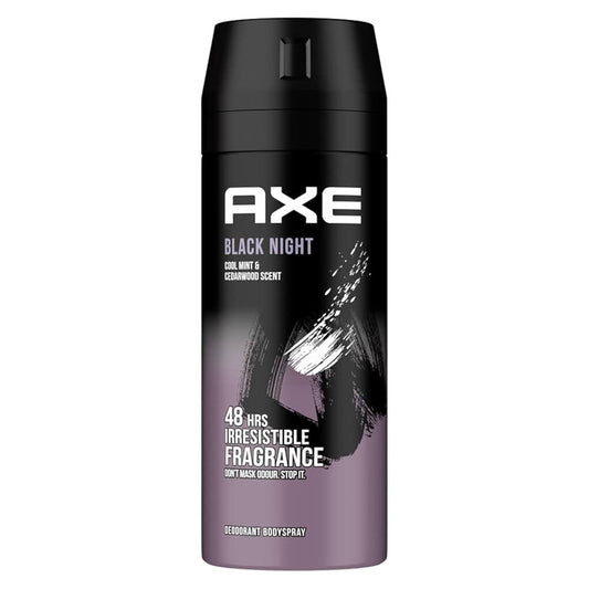 AXE BODY SPRAY (BLACK NIGHT)150ML+CLEAR 90ML OFF