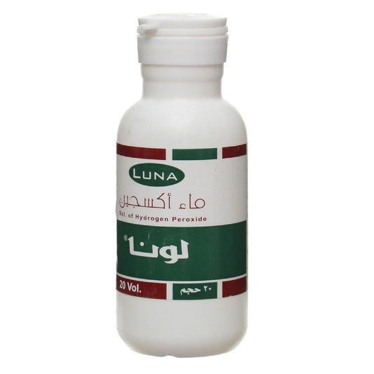بيروكسيد الهيدروجين لونا 6 20VOL 80ML