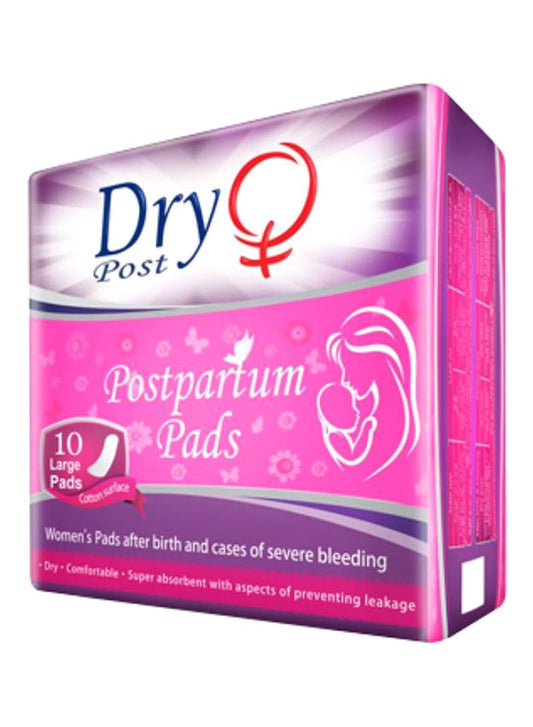 DRY POST WOMENS DIAPERS 10 PCS حفاضات نسائية