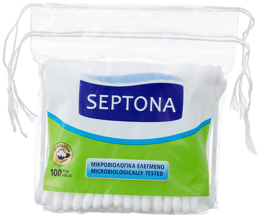 SEPTONA COTTON BUDS 100PC قطن اذن مدور