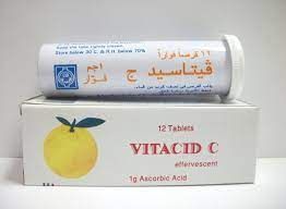 VITACID C EFF 1GM 12TAB
