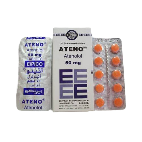ATENO 50 MG 20 TAB