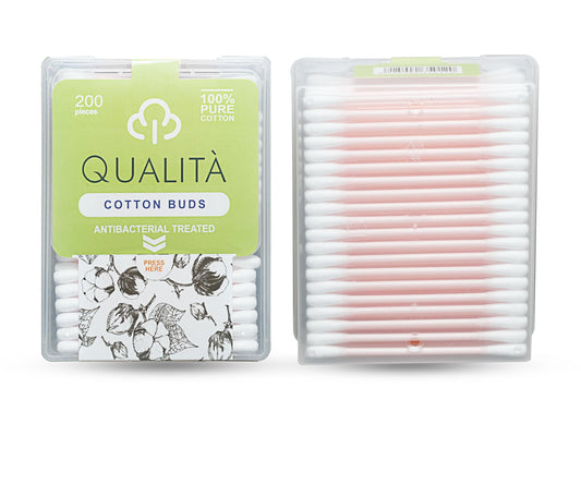 QUALITA COTTON BUDS 200PCS قطن اذن