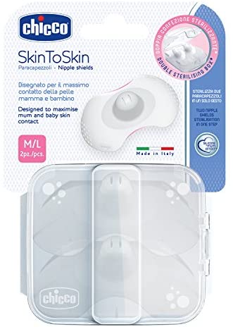CHICCO NIPPLE SHIELDS M/L (70473) واقي حلمه