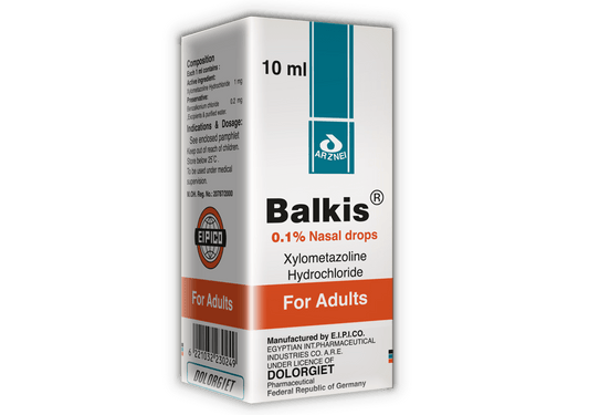 بلقيس 0.1% (للبالغين) قطرات أنفية 10 مل