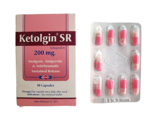 Ketolgin Sr 200 Mg 10 Cap