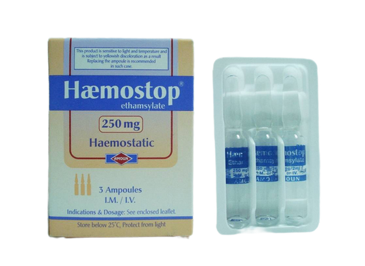 هيموستوب 250 مجم 3 أمبولات 2 مل