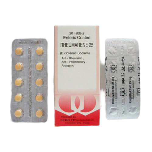 Rheumarene 25 Mg 20 Tab