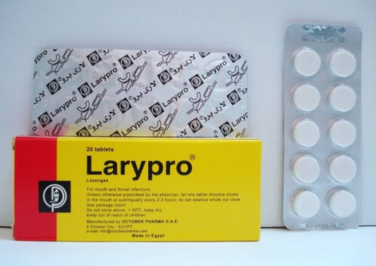 LARYPRO 20 LOZENGES TAB