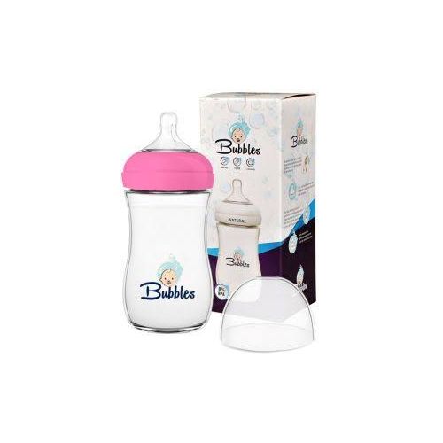 BUBBLES FEEDING BOTTLE NATURAL 280ML (8089) بيبرونه بيد لبني