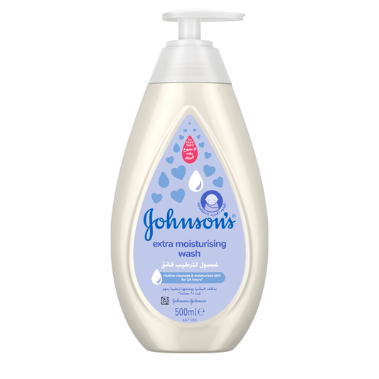 JJ KIDS EXTRA MOISTURISING WASH 500ML