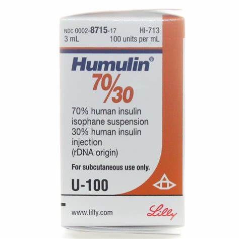 Humulin - 70/30 100 I.U 5 Vial 3 Ml