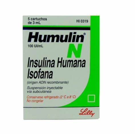 Humulin - N - 100 I.U 5 Vial 3 Ml