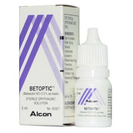 BETOPTIC 0.5% E . DROPS 5 ML