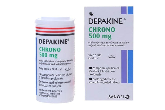 DEPAKINE CHORONO 500 MG 30 TAB