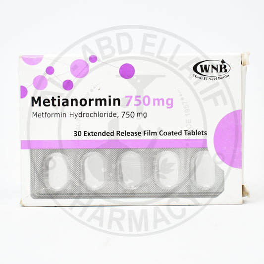 METIANORMIN 750 MG 30TAB