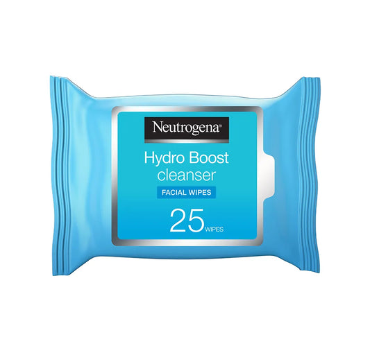 NEUTROGENA HYDRO BOOST FACIAL WIPES 25PCS
