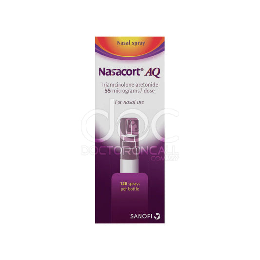 NASACORT AQ NASAL SPRAY 55 MG120DOSE