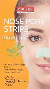 Purederm Nose Pore Strips Green Tea 6 Pcs