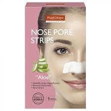 Purederm Nose Pore Strips Aloe 6 Pcs