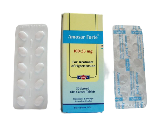 أموسار فورت 100/25 مجم 30 قرصًا