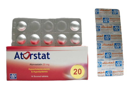 ATORSTAT 20 MG 14 TAB