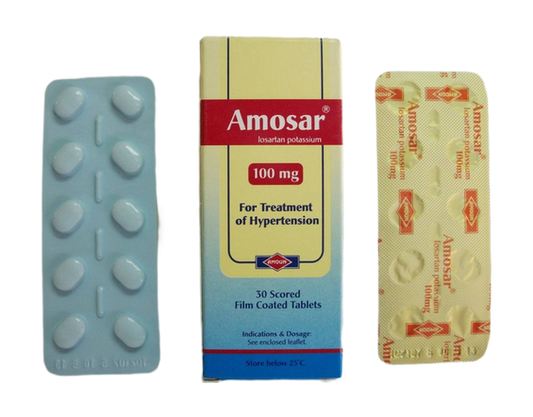 أموسار 100 ملغ 30 قرصًا