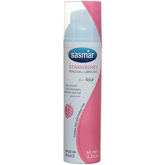 SASMAR STRAWBERRY LUBRICANT PUMP 60ML