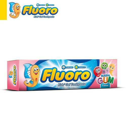 FLUORO KIDS GEL TOOTHPASTE (BUBBL GUM FLAVOR)