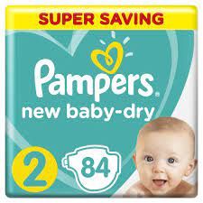 PAMPERS (2) MINI (3-6KG) 84PCS مينى