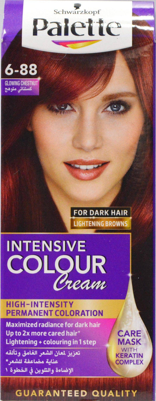 PALETTE SEMI KIT HAIR COLOUR 6-88 INTENSIVE RUBRED