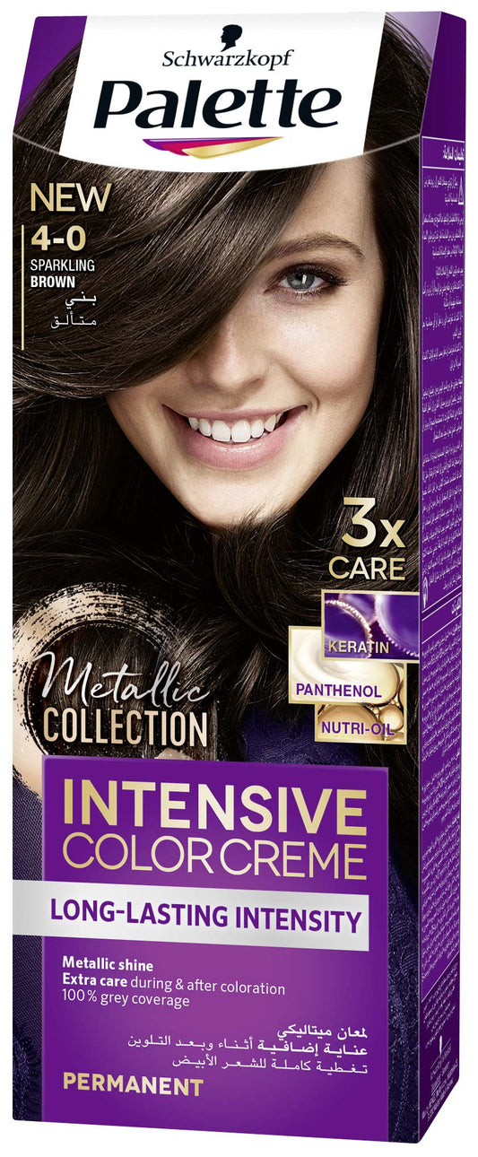 PALETTE SEMI KIT HAIR COLOUR 4-0 MEDIUM BROWN