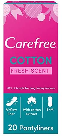CAREFREE COTTON FRESH SCENT 20 PCS (511146)