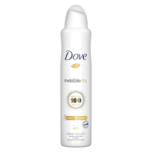 DOVE DEOD SPRAY INVISIBLE (CLEAN TOUCH) 250ML