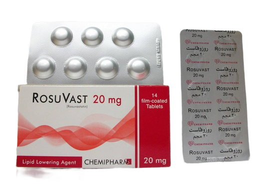 ROSUVAST 20 MG 14 TAB