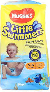 HUGGIES LITTLE SWIMMER PANTS 5-6 (12-18KG) 11PC