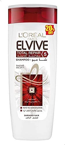 شامبو لوريال إلفيف لإصلاح الشعر بالكامل 5، 400 مل، خصم