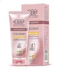واقي شمس إيفا كولاجين للوجه بعامل حماية من الشمس 50+ 50 مل