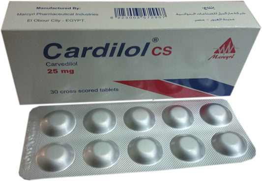 CARDILOL 25 MG 30 TAB