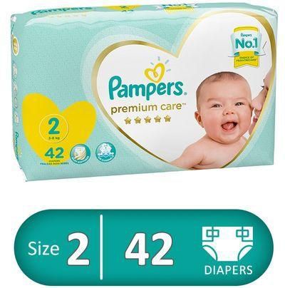 بامبرز (العناية المميزة 2) 3-6 كيلو 42 قطعة سعودي