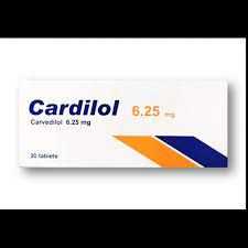 CARDILOL 6.25 MG 30 TAB