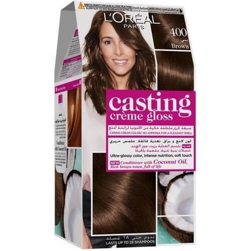 LOREAL CASTING CREME GLOSS 400 BROWN كستنائى